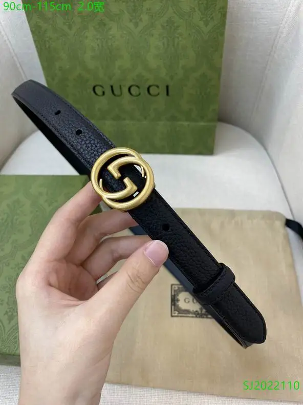 Gucci Belt 20mmX90-115cm 7D03